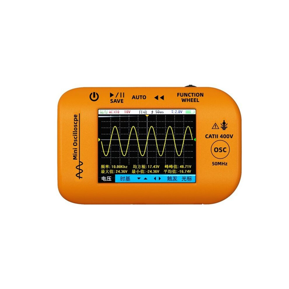 Ot4 Handheld Digital Oscilloscope Multi-Function 2-In-1 Signal Generator 200Msa/S 50Mhz Bandwidth 6034021355737