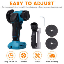 3inch 20000RPM Cordless Electric Angle Grinder Fit Cutting Polishing Ceramic Power Tools for 18V 20V Battery