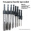 8pcs Tap Die Socket Adapter 1/4 Inch Hex Shank Machine Screw Metric Plug Threading Tool for Electric Drill M4-M16 4