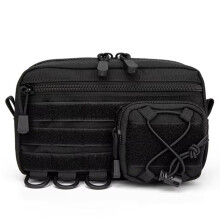Sac Banane pour Homme, Sac Banane Molle pour Activités de Plein Air, Escalade, Pochette de Hanche Multifonctionnelle EDC avec Rangement pour Outils