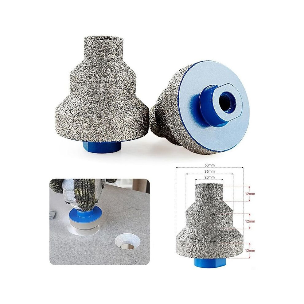 Diamond Beveling Chamfer Bits For Tile, Marble, Glass, Granite, Ceramic, Countersink Drill Bit 1 Pack 4714109316776