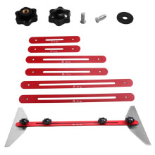 Stair Tread Template Tool, Stainless Steel Stair Measurement and Scribing Tool with Scale, Wooden Stair Jig
