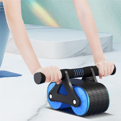 Springback Wheels Roller Abdominal Exerciser Push‑Up Training Mute Fitness Equipment 2