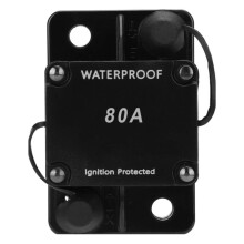 HT-608 Disjuntor À Prova D'Água Interruptor Automático Suporte de Reinicialização Automática Inversor Sobrecarga DC12-24V 80A