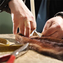 Hide Scraper Fleshing Tool for Hides Scraper Flesher Tanning for Supplies Leather Making Tools Fur Handling