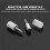 Fixed Support Self-Tapping -Screw, Cabinet Glass Partition Nails , with Rubber Sleeve Screw Plate Support 2