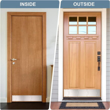Door Kick Plate, Heavy-Duty Anti-Scratch Protection for Doors Bottom, Sandblasted Interior/Exterior Use 8 X 36inch