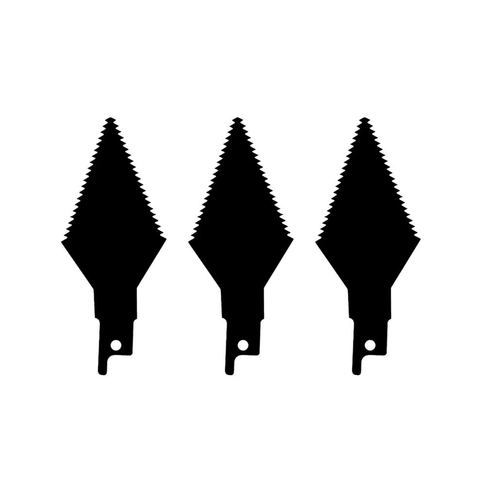 3Pcs Hight Carbon Steel Double-Edged Cutter Blade For Reciprocating Saw Remove Grout Or Cleaning Tile Joints 6031106828469