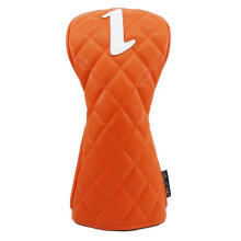 Wood Cover Rhombus Shape Pattern PU Soft Club Covers for Fairway Hybrid Waterproof Protector Set B