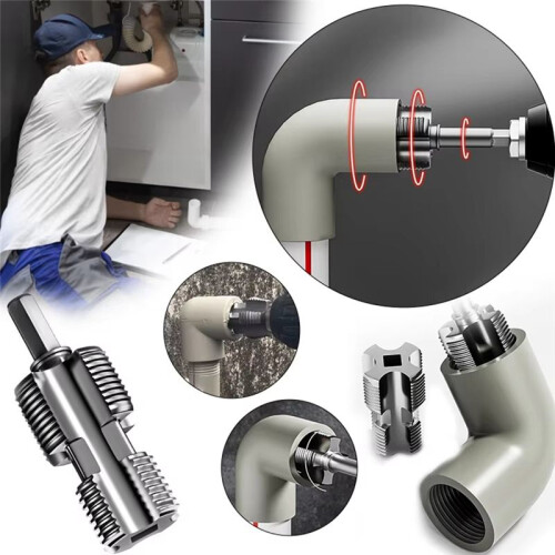 8pcs 4 Points 6 Points PPR Water Pipe Internal Thread Opener PPR Pipe Threader Tapered Pipe Thread Tap PVC Plastic Pipe 2