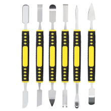 Metal 6-Piece Set, Professional Repair Tool Kit for Phone, Double-Edged Opening Pry Tool Strong Practicability
