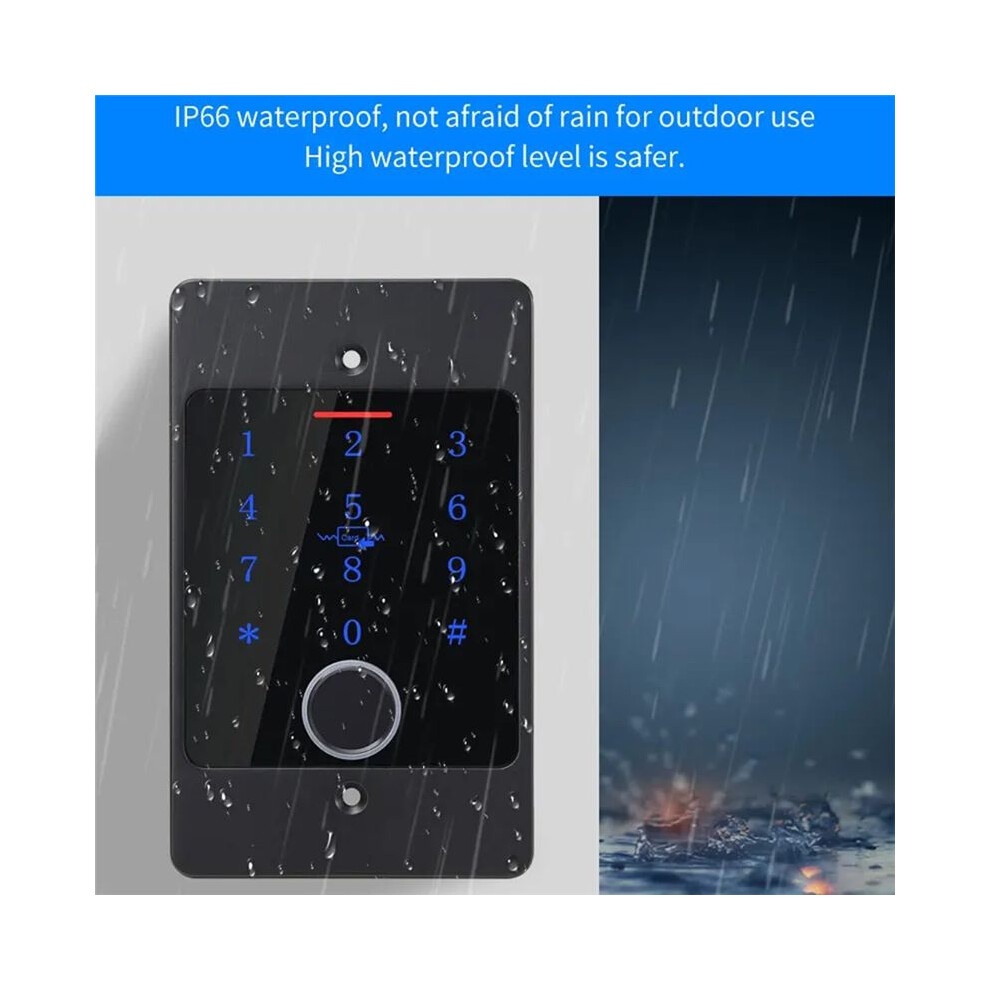 Wifi Tuya App Door Lock Keyboard Rfid Access Controller Waterproof Metal Keypad Concealed Install Access Control,A 4711494705727