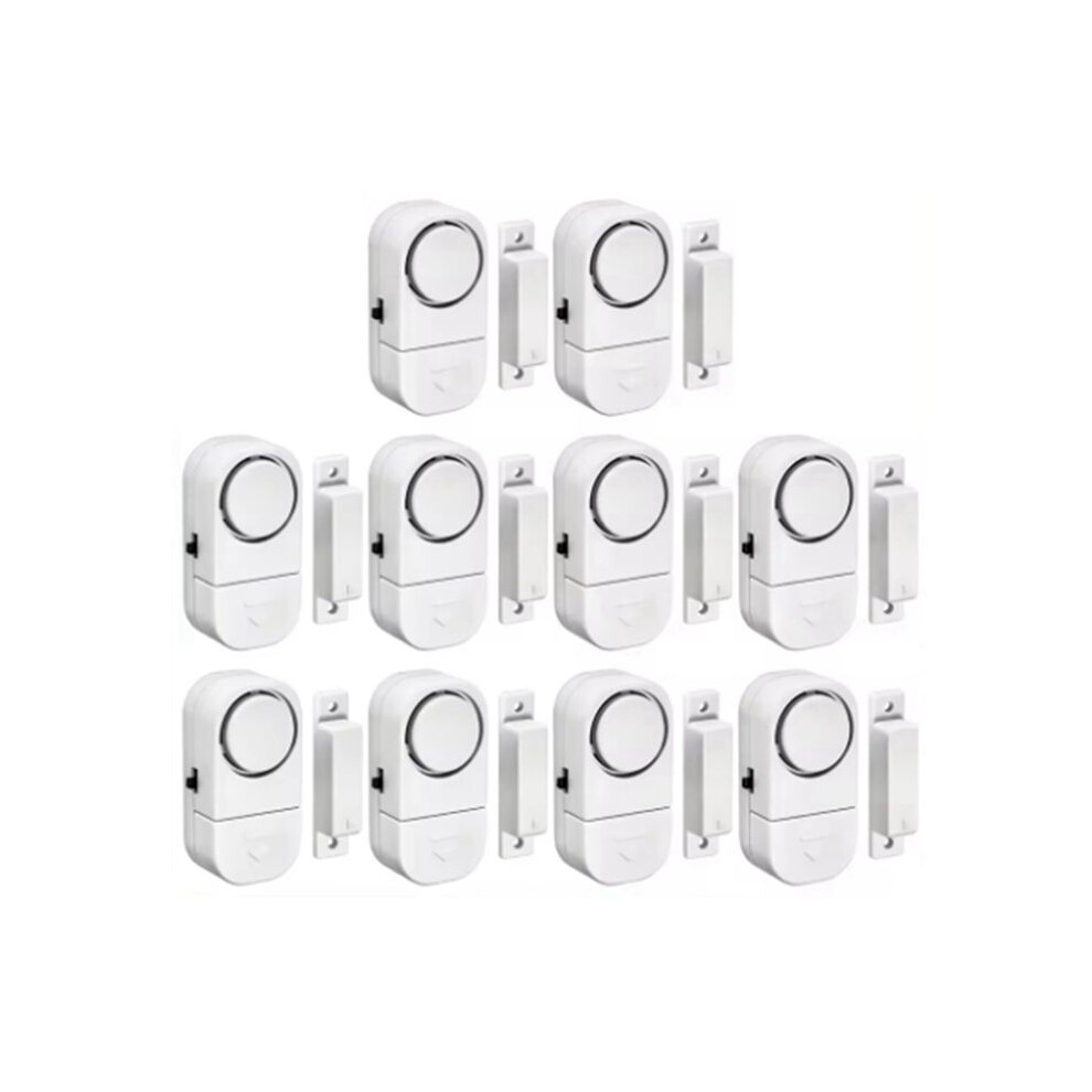 90Db Wireless Security Alarm Door Window Sensor Independent Magnetic Opening Sensor Enhanced Home Safety 10Pcs 6033626379018