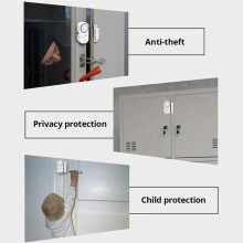 90db Wireless Security Alarm Door Window Sensor Independent Magnetic Opening Sensor Enhanced Home Safety 10Pcs