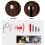 90db Wireless Security Alarm Door Window Sensor Independent Magnetic Opening Sensor Enhanced Home Safety 10Pcs 3