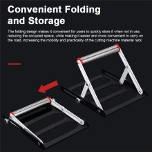 Multifunctional Cutting Machine Material Rack 55-135mm Height Adjustable Tripod Auxiliary Support Bracket Foldable Frame