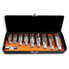 10PCS 3/8 Inch Fuel Removal Open Socket Set Union Nut Socket Open Oil Pipe Removal Sleeve Car Repairing Tools