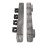 4-Schlitz Wandmontierter Queue-Halter Moderner Holz Billard Queue Halter Silber-Grau 15