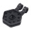 100 Stück Schattentuchclips hexagonal 9,5 cm schwarz 11