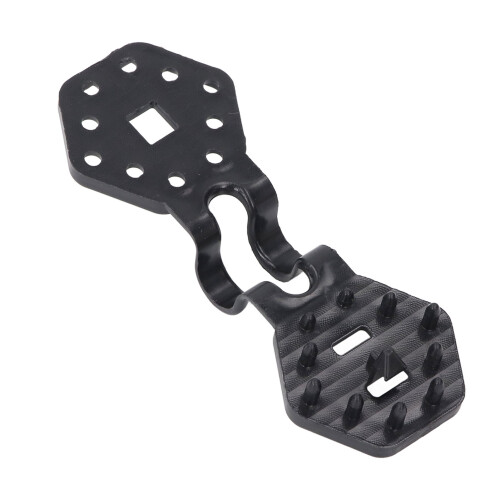100 Stück Schattentuchclips hexagonal 9,5 cm schwarz
