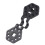 100 Stück Schattentuchclips hexagonal 9,5 cm schwarz 7