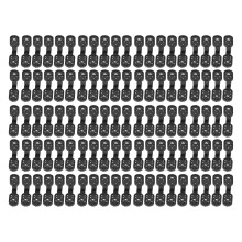 Schwarz Kunststoff Netzfixierklammern 100er