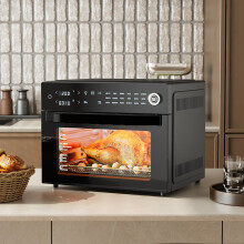30L Air Fryer Oven Multifunction Frying Baking Oven 18 Preset Programs 1800W