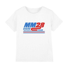 (7-8 Years, White) Disney Childrens/Kids Racing Team 28 T-Shirt