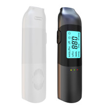Alcoholímetro negro 0-200mg/100ml 92x26x16mm 200mAh