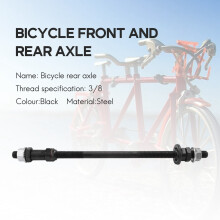 Lengthened 240mm Mountain Bike Snow Bike Bicycle Hubs Rear Axle Refitted Solid Axle Rear Axle Bicycle Accessory Axle
