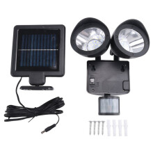 22 LED Dual Security Detector Solar Spot Light Motion Sensor Outdoor Floodlight