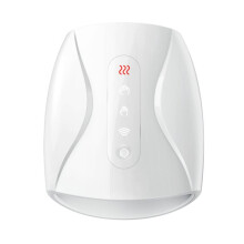 Electric Hand Massager Air Pressure Heat Compresses Heating  Finger Acupoint Massage Device for Pain Relief White