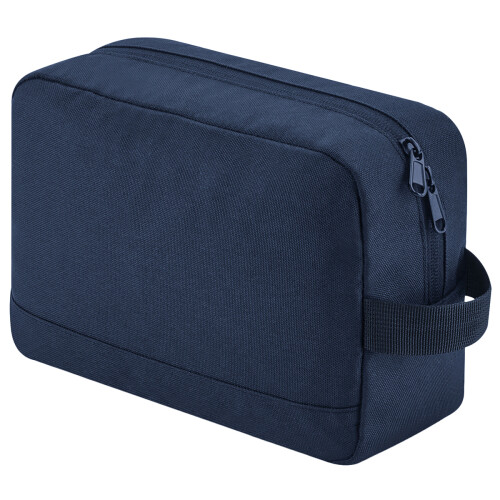BagBase (One Size, Navy) Bagbase Essentials Recycled Toiletry Bag