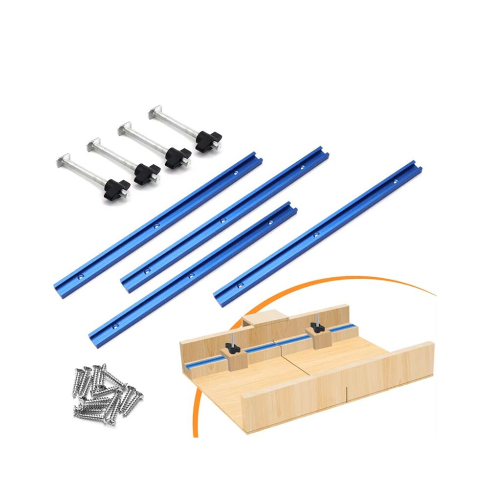 Woodworking 19 T-Track Kit And Accessories Aluminum T-Tracks Slot Miter Track For Router Table Workbench 6032248827822