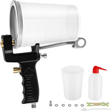 Luchtaangedreven Gelcoat met 4 mm Spuitmond en 3 Bekers, Gelcoat voor Harsen, Scheidingsfolies, Pleisters, Luchtdruk 0,4-0,5 MPa