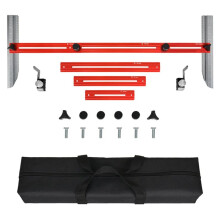 Stair Tread Template Tool Professional Shelf Scribe Tool Stair Measuring Tool Jig for Risers Wall Partitions