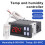 7801A Incubation Temperature and Humidity Controller Digital Thermostat Moisture Control Temp Sensor Control Incubator 7