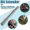 2pack Multitool Bit Driver Extender,1/4 Inch Drill Bit Extension Rod with Flat Handle for Enhanced Accessory Use 3