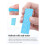 XSS-S01 Power Sponge Sandpaper Set 3mm 10mm Includes Storage Case Soft Fit Comfortable Feel for Curved Surfaces Grinding 3