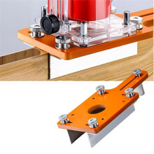 Verstelbare Houtbewerkingssleufpositionering Houtfreessleufzoeker Houttrimmer Freesbasis Bevestigingsbeugel