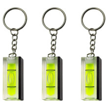 3Pcs Magnetic Bubble Level with Keychain of Interior Decoration,Pocket-Sized Precision Tool for Construction