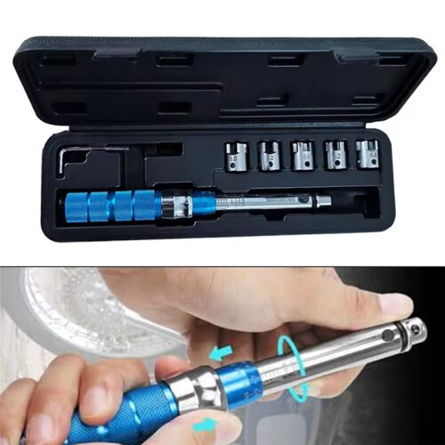 7PCS Drive Click Torque Wrench Set 2-10 NM with Extension Bar 1