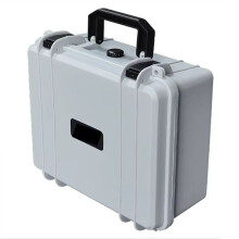 Mala Portátil de Plástico Grosso, Caixa Rígida para Equipamentos, Ferramentas, Caixa de Instrumentos de  Capacidade com Esponja Cinza
