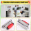 Concrete Tools Include Edger and Groover,Stainless Steel Concrete Finishing Tools - Masonry Hand Tool Set 3