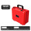Portable Suitcase Thicken Plastic Hard Case Equipment Hardware Toolbox Large-Capacity Instrument Box with Sponge Red 5