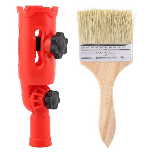 Multi-Angle Paint Brush Extender with Paint Brush, Extension Pole Attachments for Painting Roller, Paints Edger Tool 1
