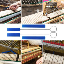 Professional Piano Tuning Kit,7PCS Piano Tuner Hammer Mute Tools Kit, Tuning Wrench Piano Tuning Lever Tools