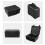 Portable Suitcase Thicken Plastic Hard Case Equipment Hardware Toolbox Large-Capacity Instrument Box with Sponge Red 9
