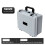 Portable Suitcase Thicken Plastic Hard Case Equipment Hardware Toolbox Large-Capacity Instrument Box with Sponge Red 7
