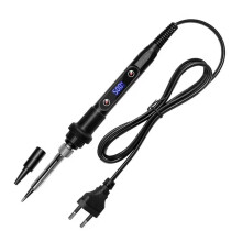 LED Digital Soldering Iron Set 80W 180-500 Adjustable Temperature LCD Welding Tools Ceramic Heater Soldering Tips (EU)
